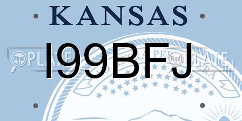 I99BFJ Kansas License Plate
