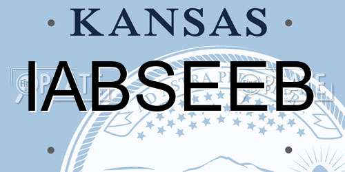 IABSEEB Kansas License Plate