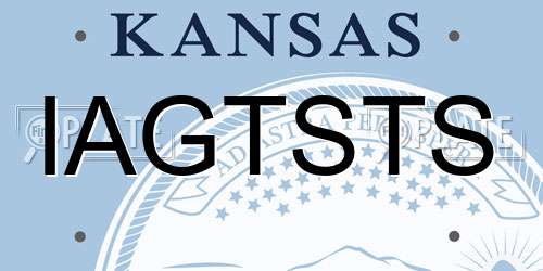 IAGTSTS Kansas License Plate