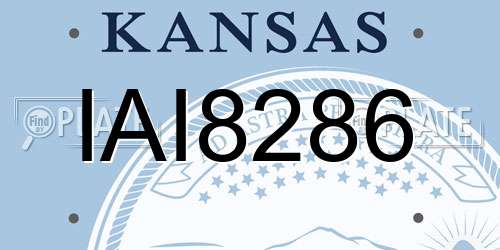 IAI8286 Kansas License Plate