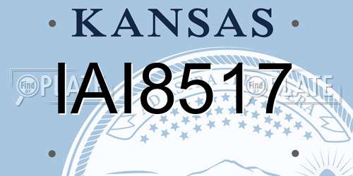 IAI8517 Kansas License Plate