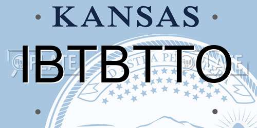 IBTBTTO Kansas License Plate
