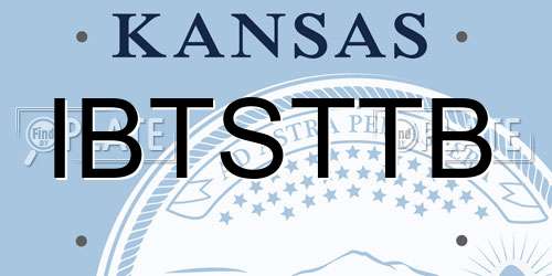 IBTSTTB Kansas License Plate