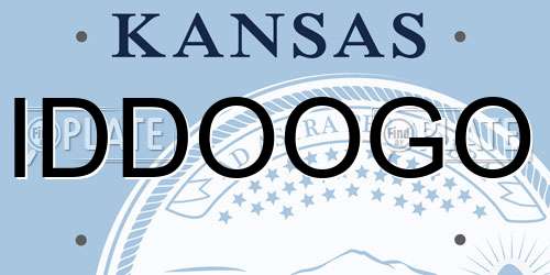 IDDOOGO Kansas License Plate