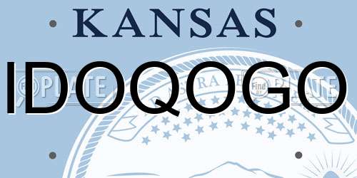 IDOQOGO Kansas License Plate