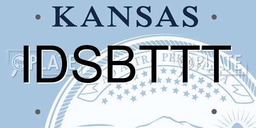IDSBTTT Kansas License Plate
