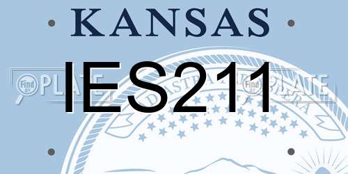 IES211 Kansas License Plate