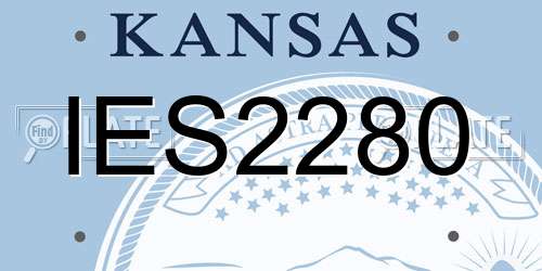 IES2280 Kansas License Plate