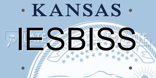 IESBISS Kansas License Plate