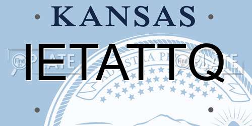 IETATTQ Kansas License Plate