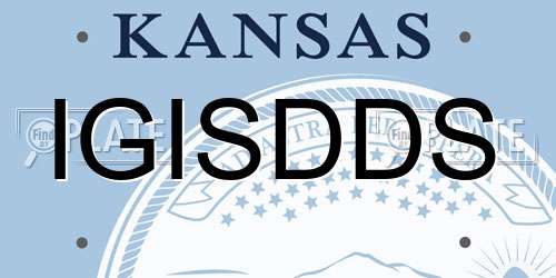 IGISDDS Kansas License Plate
