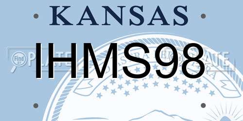 IHMS98 Kansas License Plate