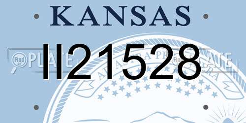 II21528 Kansas License Plate