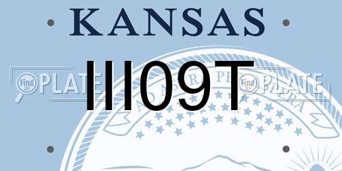 III09T Kansas License Plate