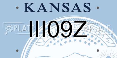 III09Z Kansas License Plate