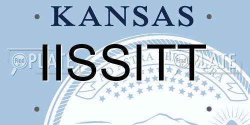 IISSITT Kansas License Plate
