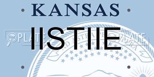 IISTIIE Kansas License Plate