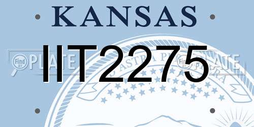 IIT2275 Kansas License Plate