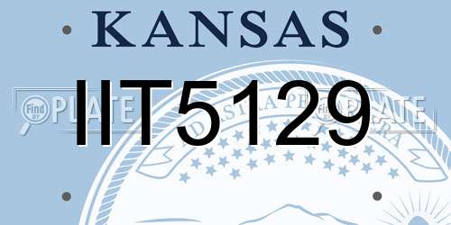 IIT5129 Kansas License Plate