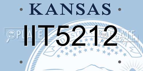 IIT5212 Kansas License Plate