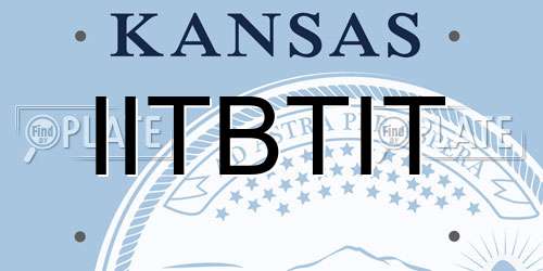 IITBTIT Kansas License Plate