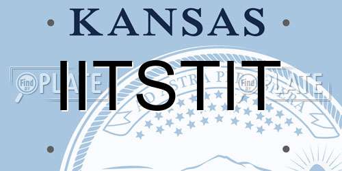 IITSTIT Kansas License Plate