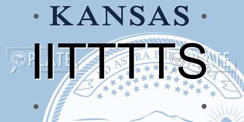 IITTTTS Kansas License Plate