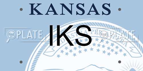 IKS Kansas License Plate