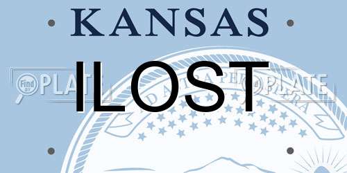 ILOST Kansas License Plate