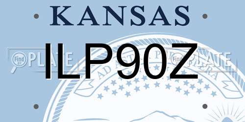 ILP90Z Kansas License Plate