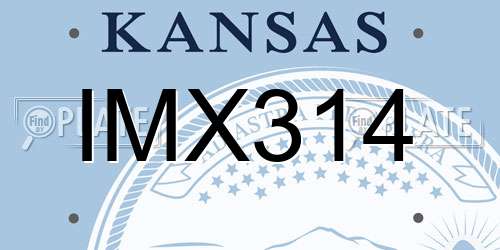 IMX314 Kansas License Plate