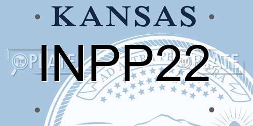 INPP22 Kansas License Plate