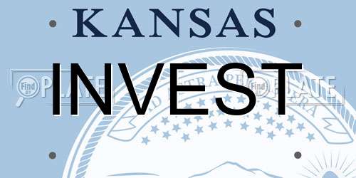 INVEST Kansas License Plate