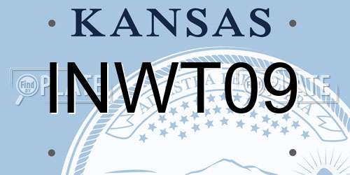 INWT09 Kansas License Plate
