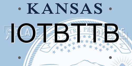 IOTBTTB Kansas License Plate
