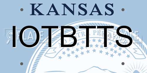 IOTBTTS Kansas License Plate