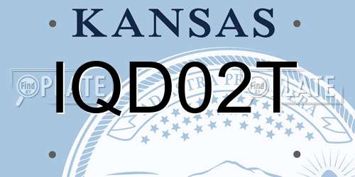 IQD02T Kansas License Plate