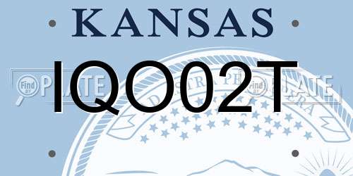 IQO02T Kansas License Plate