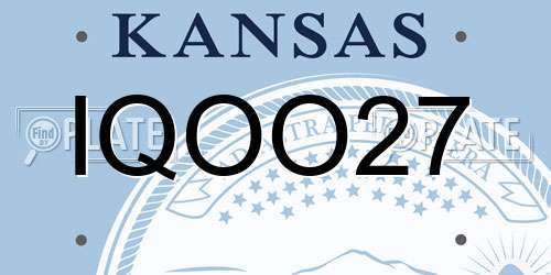 IQOO27 Kansas License Plate