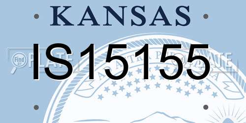 IS15155 Kansas License Plate