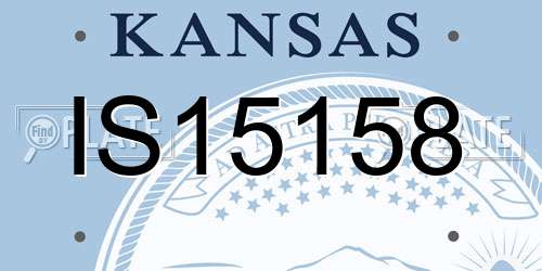 IS15158 Kansas License Plate