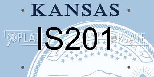 IS201 Kansas License Plate
