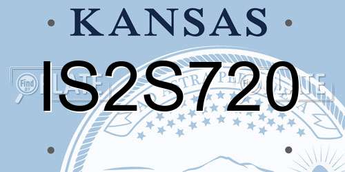 IS2S720 Kansas License Plate