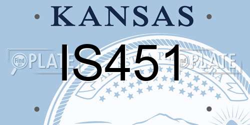 IS451 Kansas License Plate