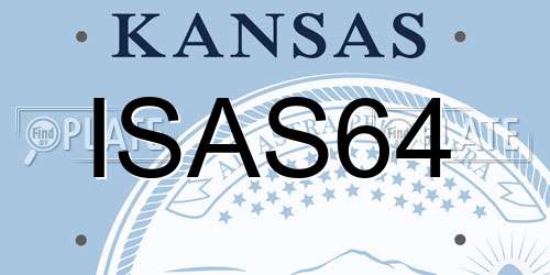 ISAS64 Kansas License Plate