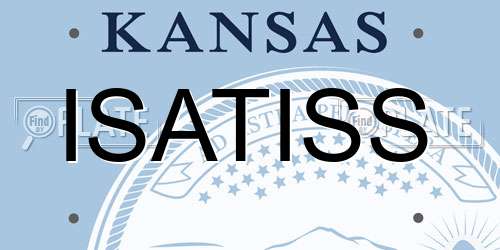ISATISS Kansas License Plate