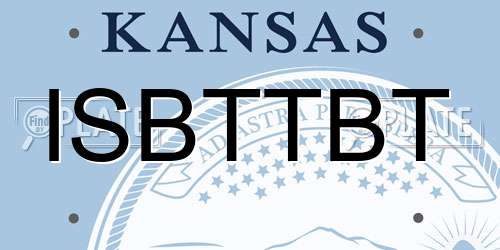 ISBTTBT Kansas License Plate
