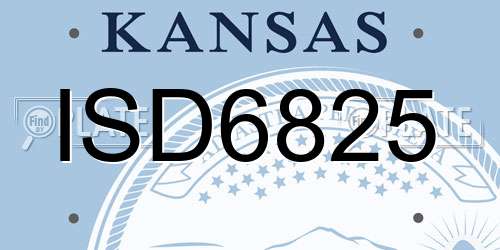 ISD6825 Kansas License Plate