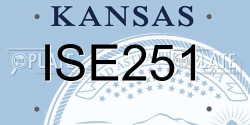 ISE251 Kansas License Plate