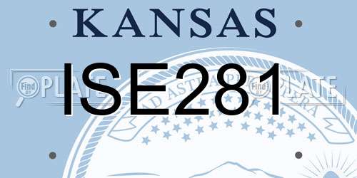 ISE281 Kansas License Plate